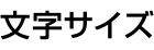 文字サイズの変更